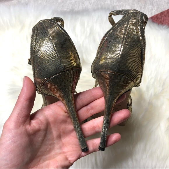 Jimmy Choo | Lang 100 Sandal Light Bronze 38.5 - Picture 10 of 13